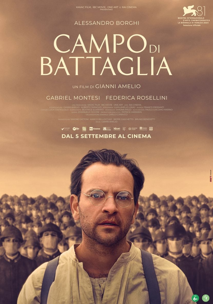 Il poster del film Campo di battaglia.