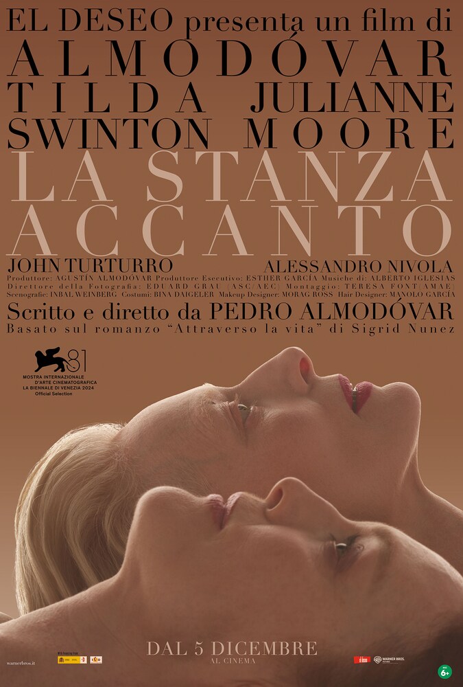 Il poster del film La stanza accanto.