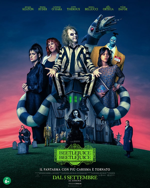 Il poster del film Beetlejuice Beetlejuice.