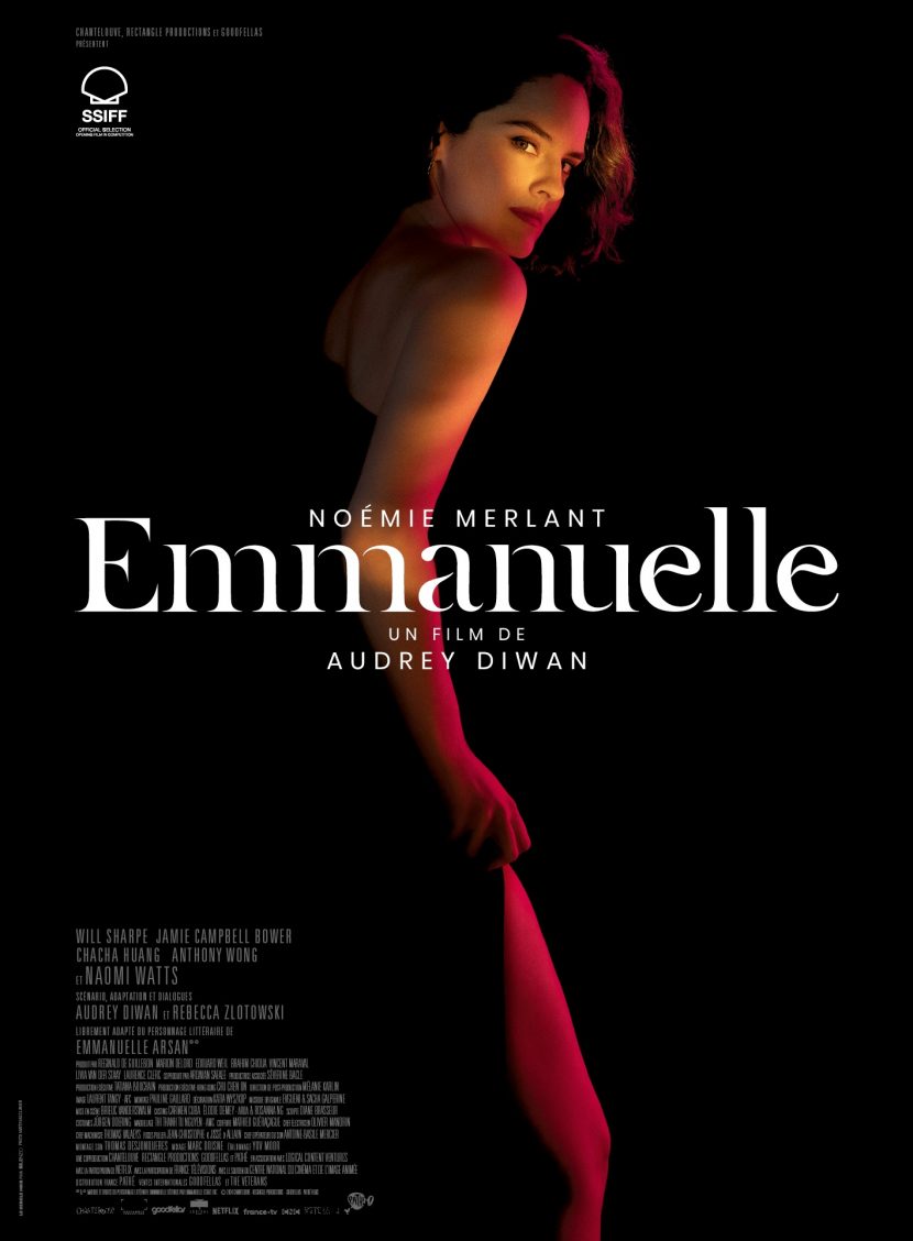 Il poster del film Emmanuelle.