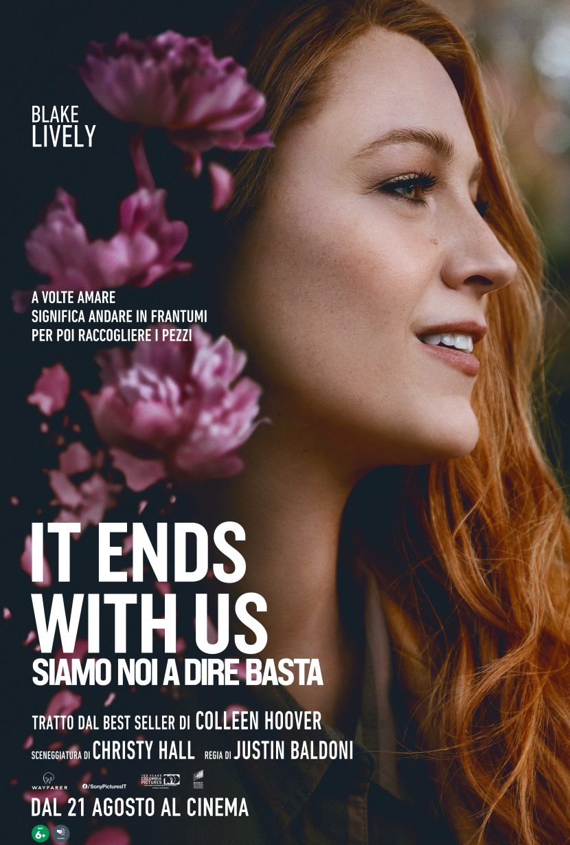 Il poster italiano del film It Ends With Us – Siamo noi a dire basta.