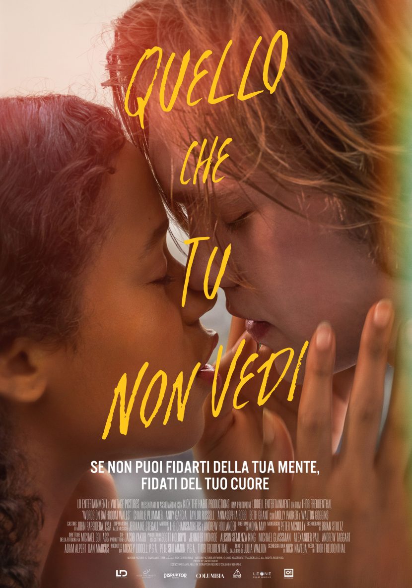 Il poster del film di Rai 2 Quello che tu non vedi.