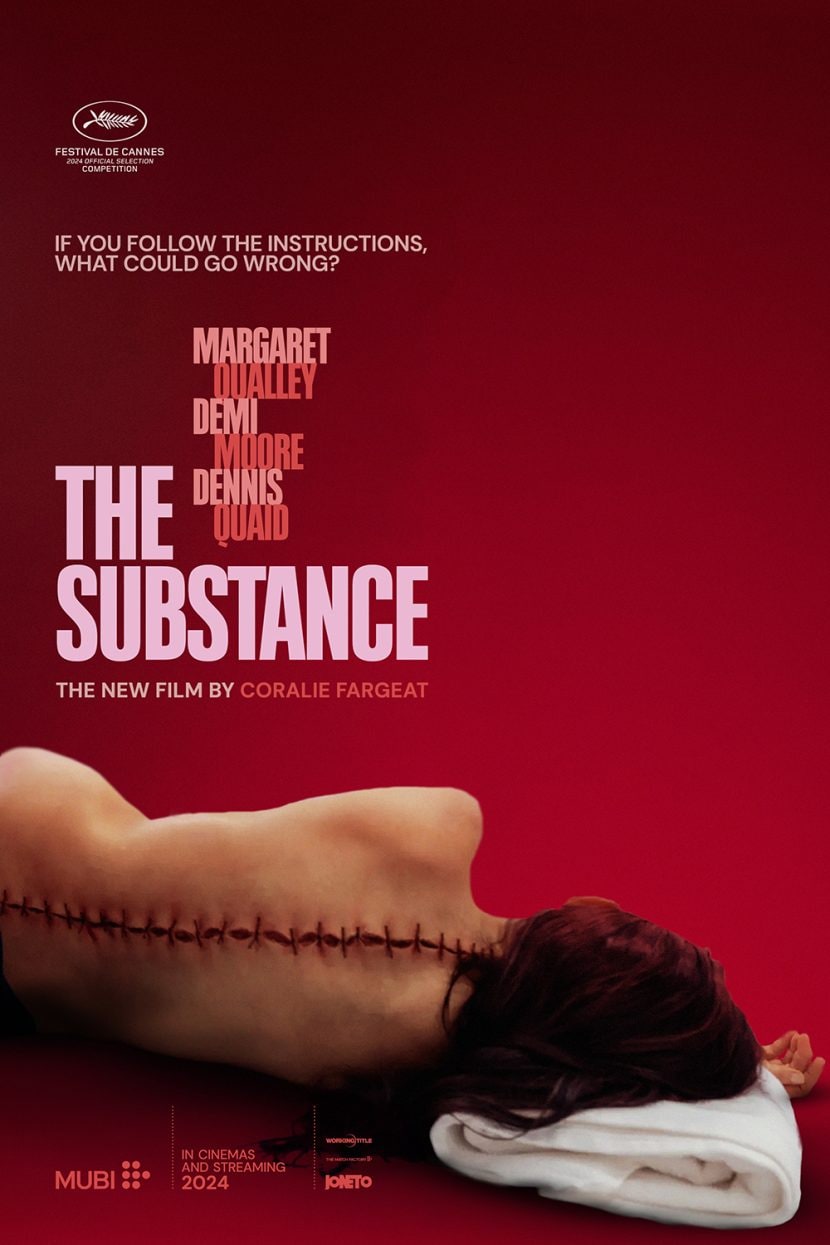 Il poster del film The Substance.