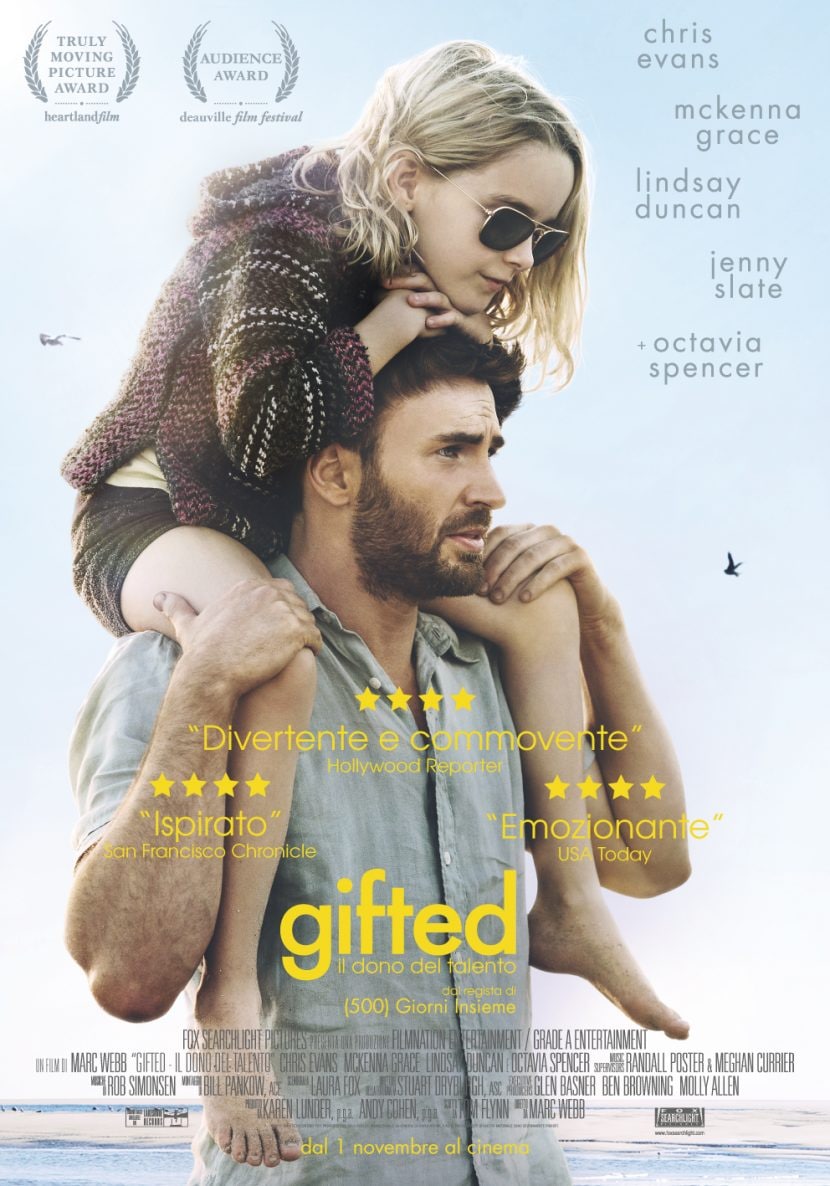 Il poster del film Gifted - Il dono del talento.