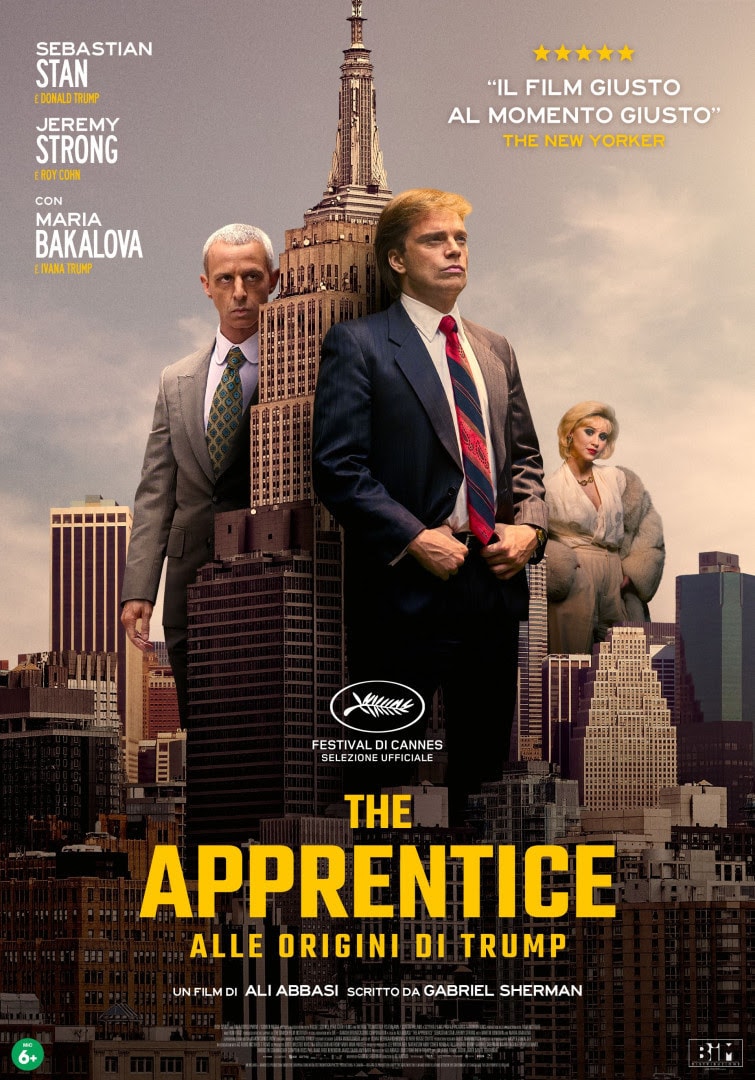 Il poster del film The Apprentice - Alle origini di Trump.