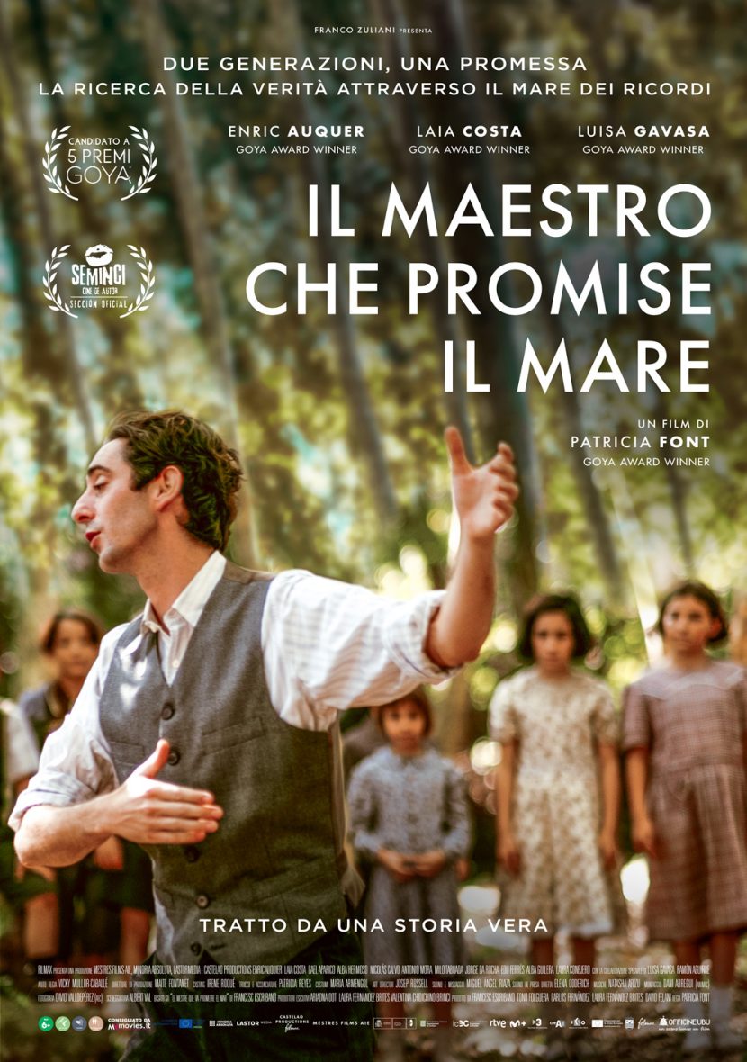 Il poster del film Il maestro che promise il mare.