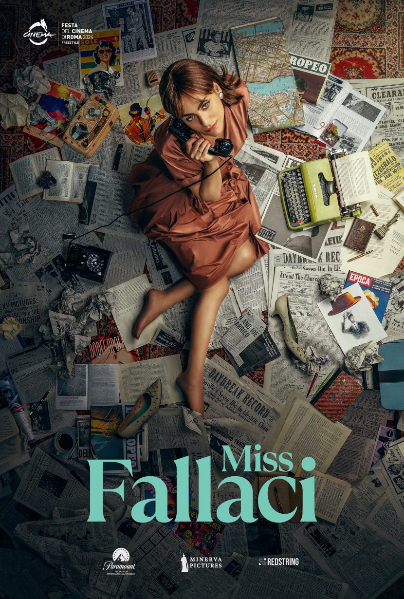 Il poster della serie tv Miss Fallaci.