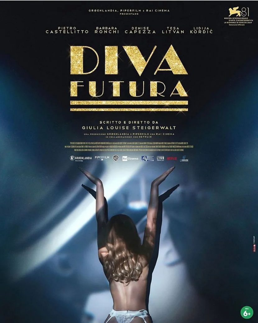 Il poster del film Diva Futura.