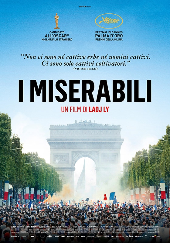 Il poster italiano del film di Rai 5 I Miserabili.