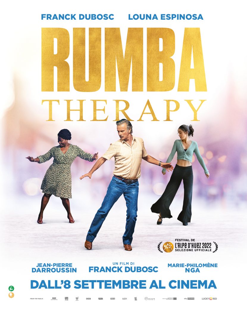 Il poster del film di Rai 1 Rumba Therapy.