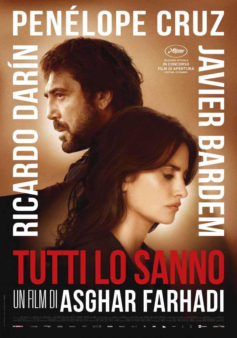 Il poster italiano del film di Rai Movie Tutti lo sanno.