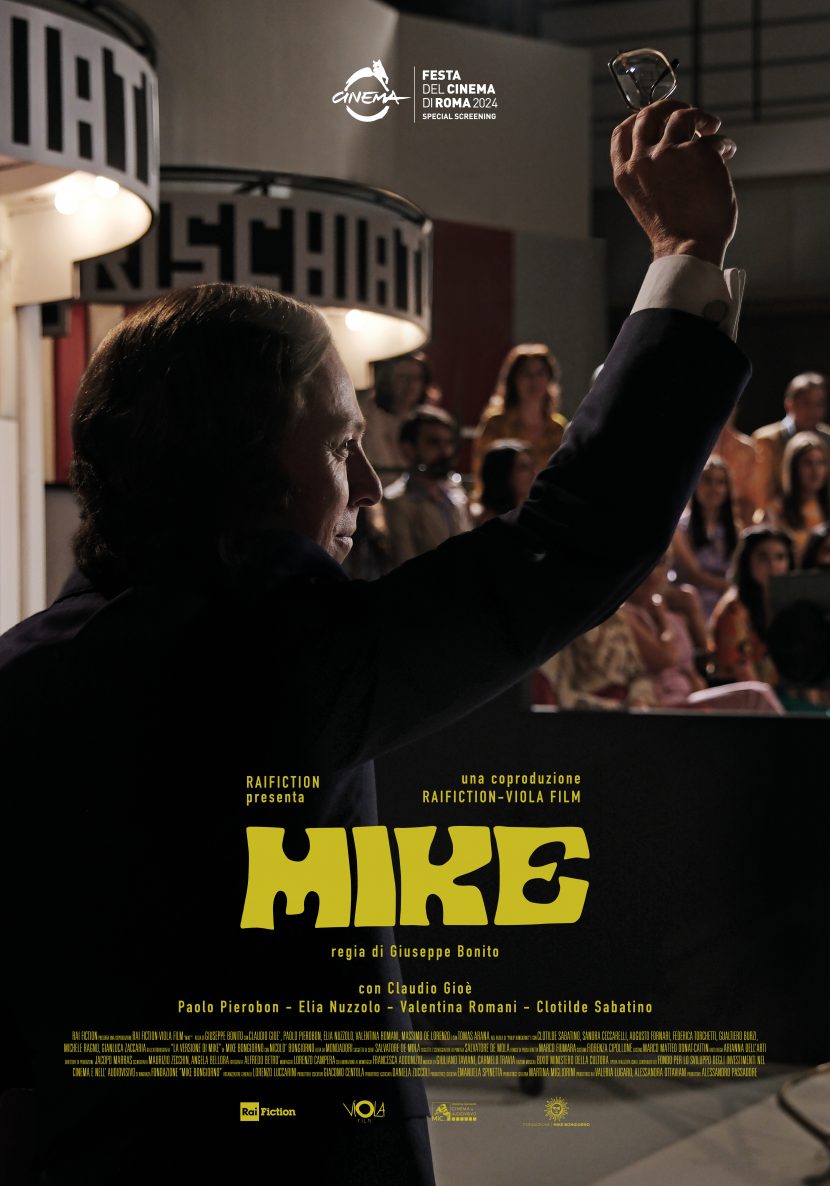 Il poster della serie tv di Rai 1 Mike.