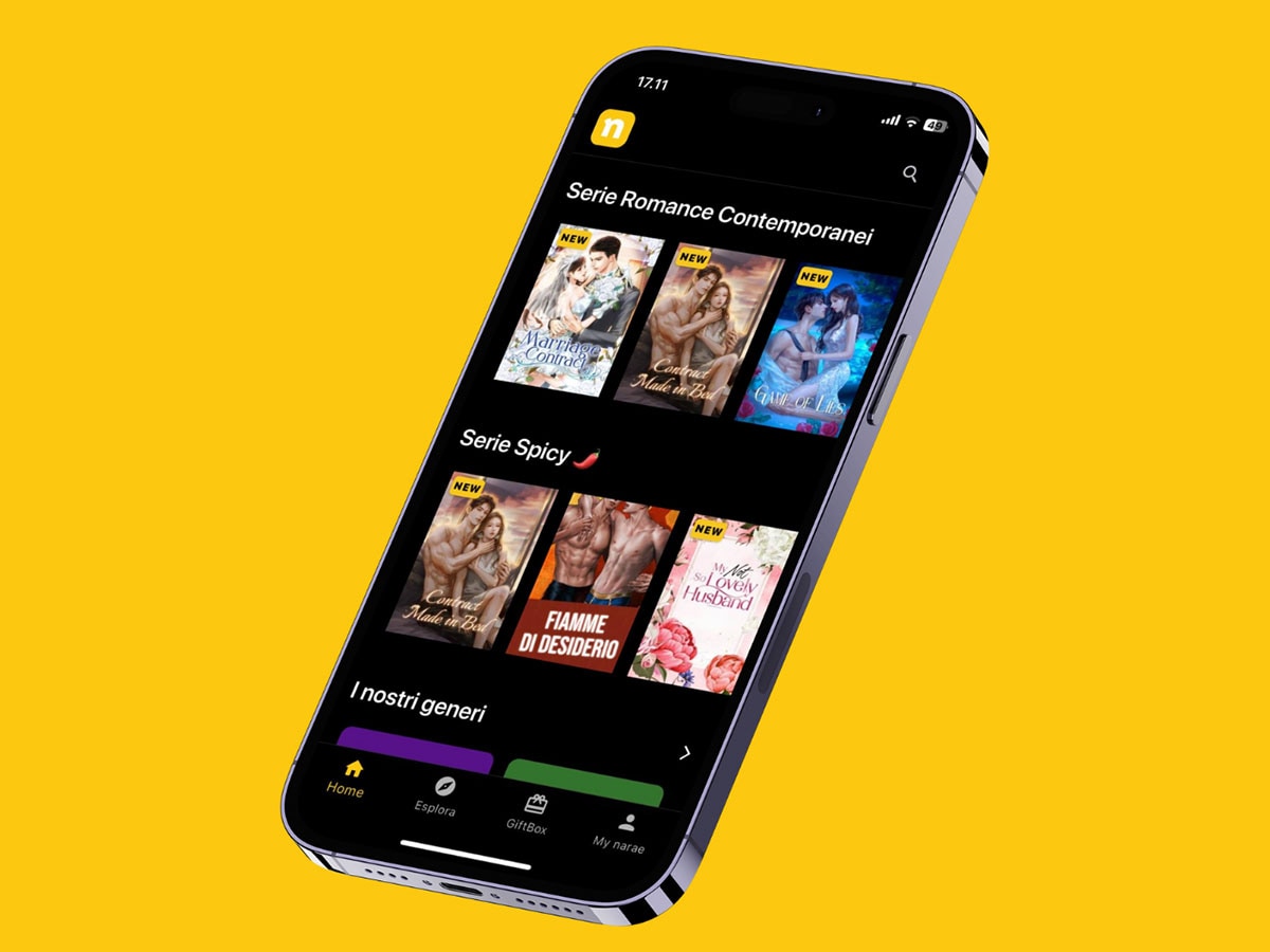 Narae, la nuova app per le webnovel romance