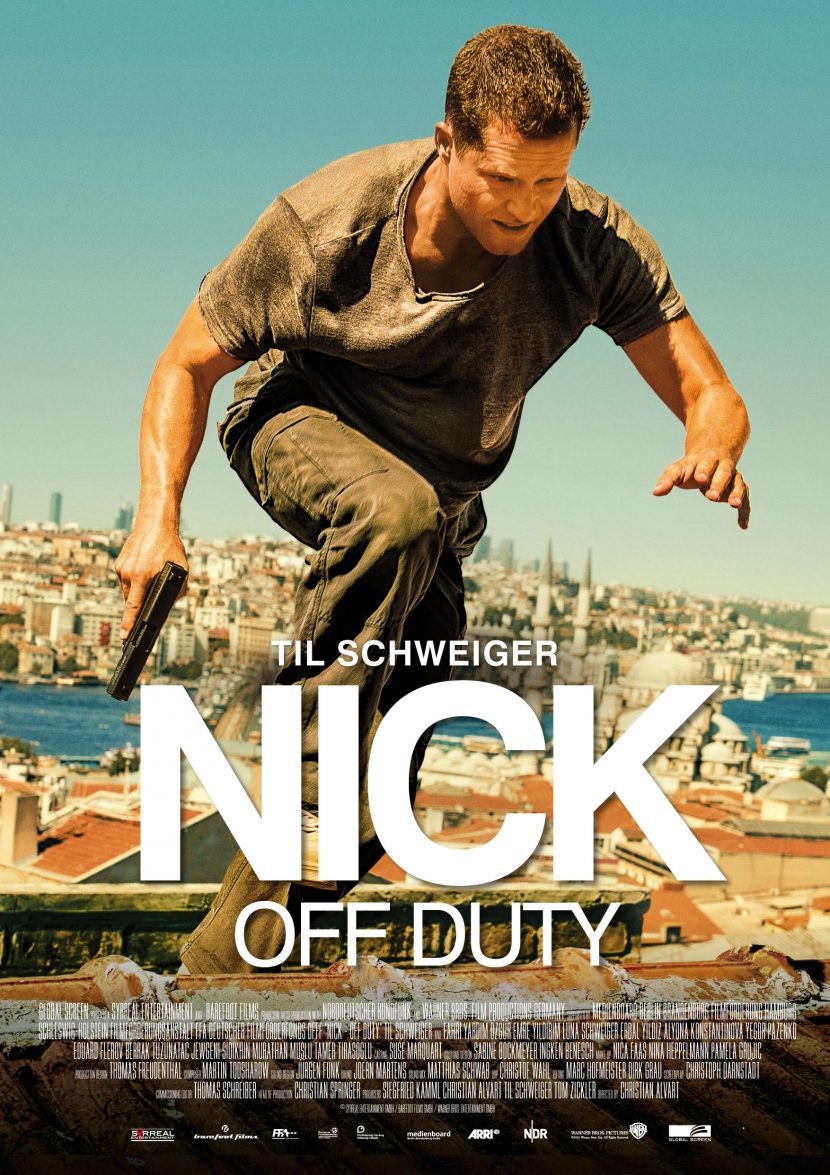 Il poster del film di Rai 4 Nick - Off Duty.