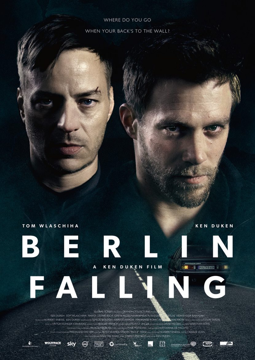 Il poster del film di Rai 4 Berlin Falling.