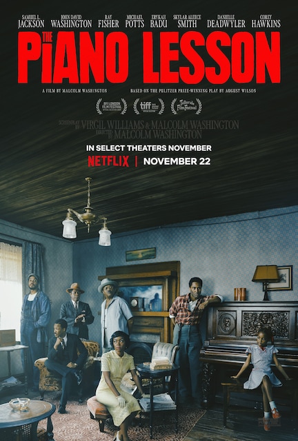 Il poster del film The Piano Lesson.