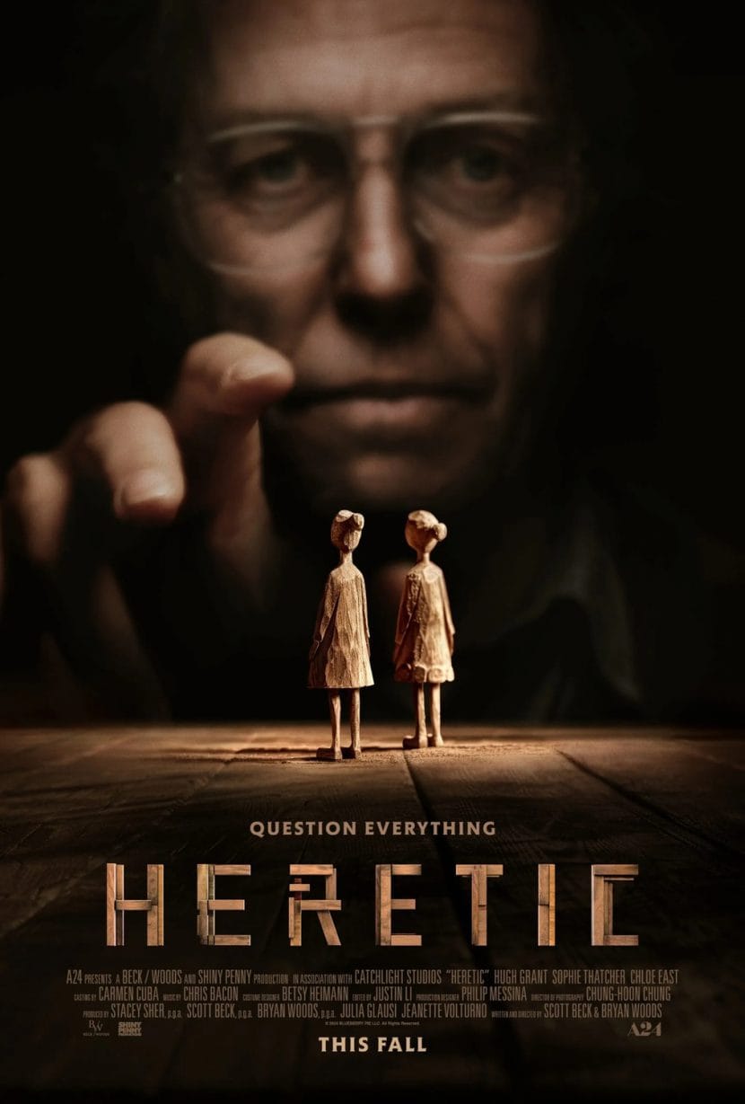 Il poster originale del film Heretic.