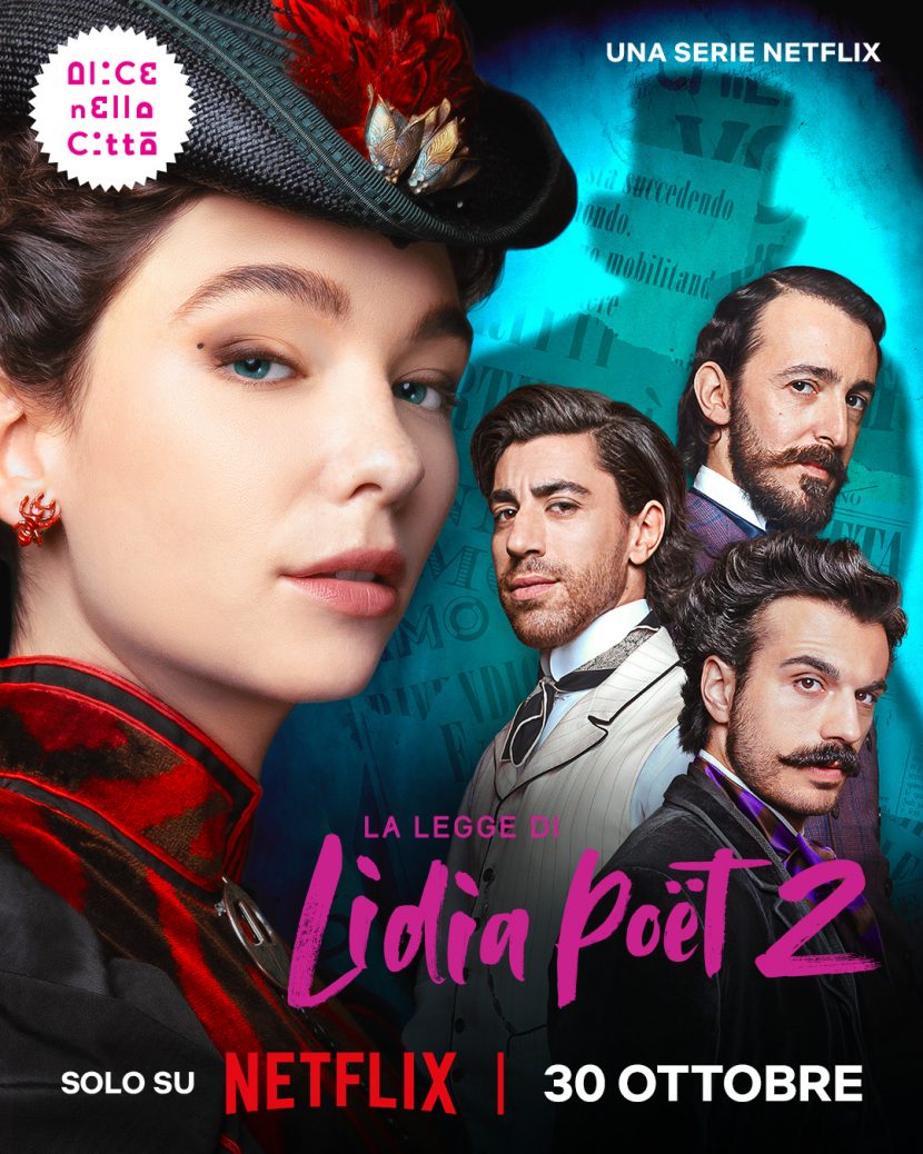 Il poster della serie tv Netflix La legge di Lidia Poët 2.