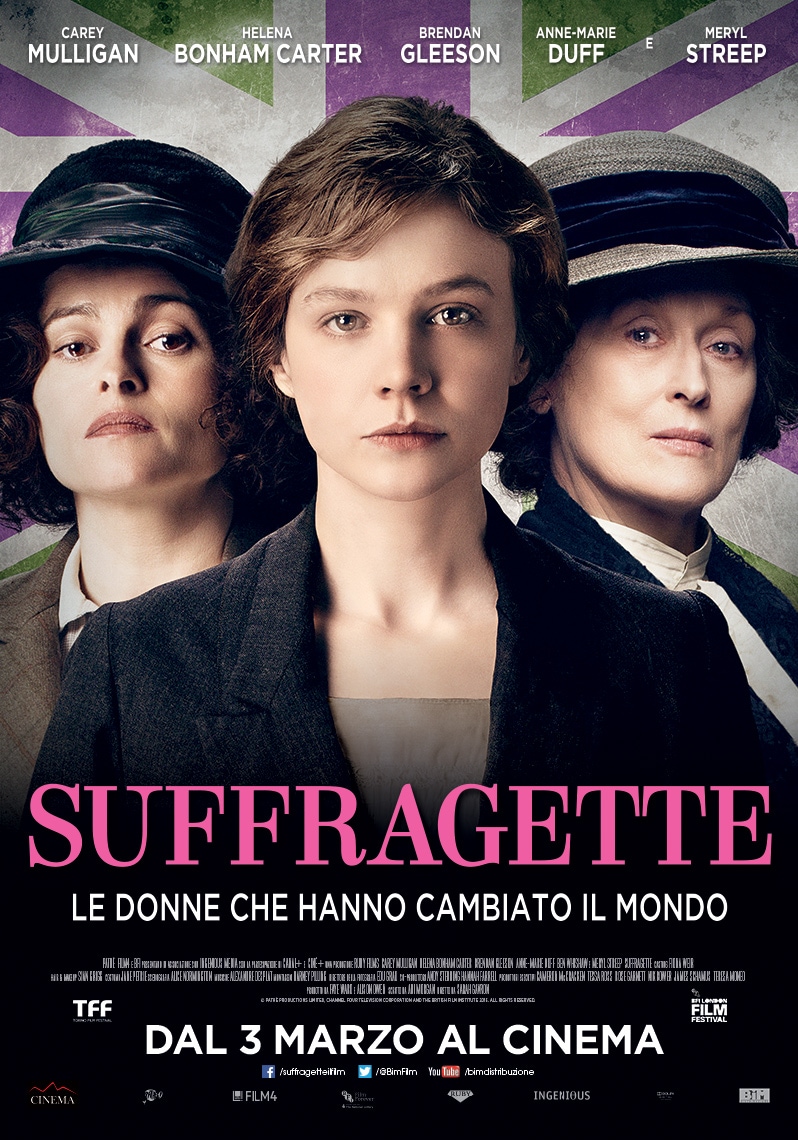 Il poster del film di Tv2000 Suffragette.