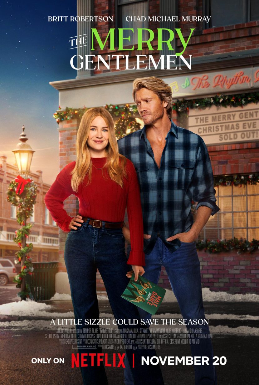 Il poster del film Netflix The Merry Gentlemen.