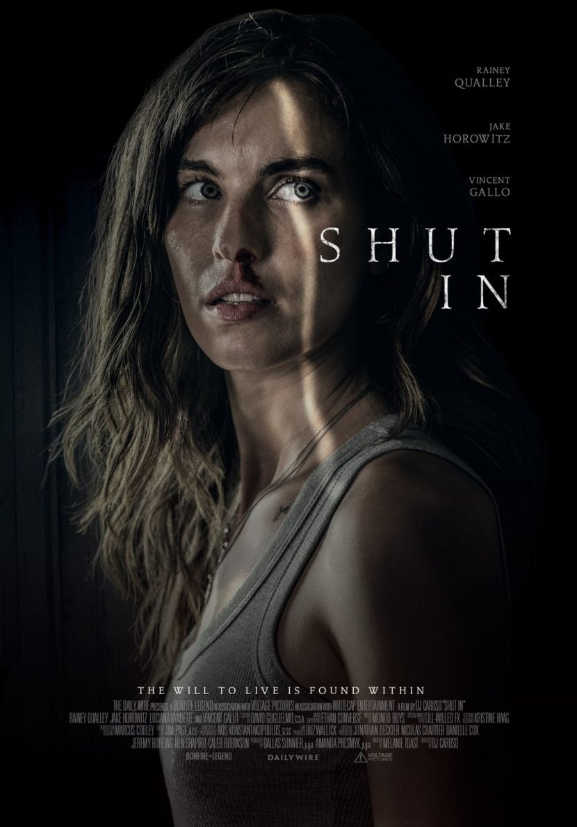 Il poster del film di Rai 4 Shut In.