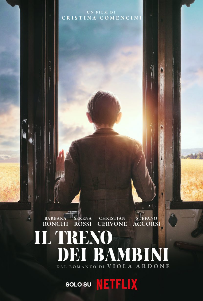 Il poster del film Netflix Il treno dei bambini.