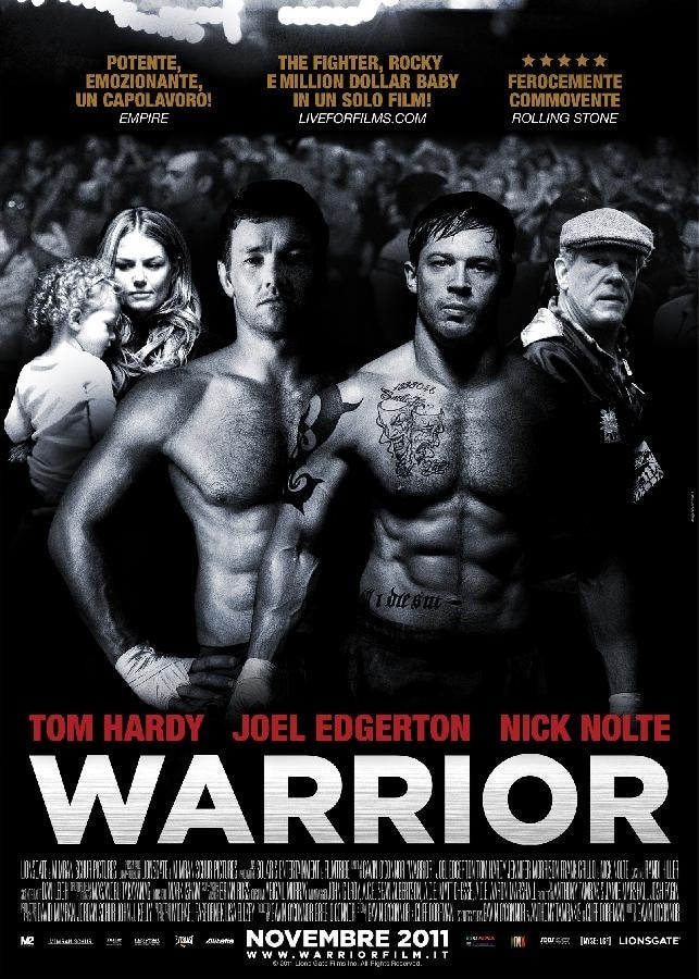 Il poster del film di Rai 4 Warrior.