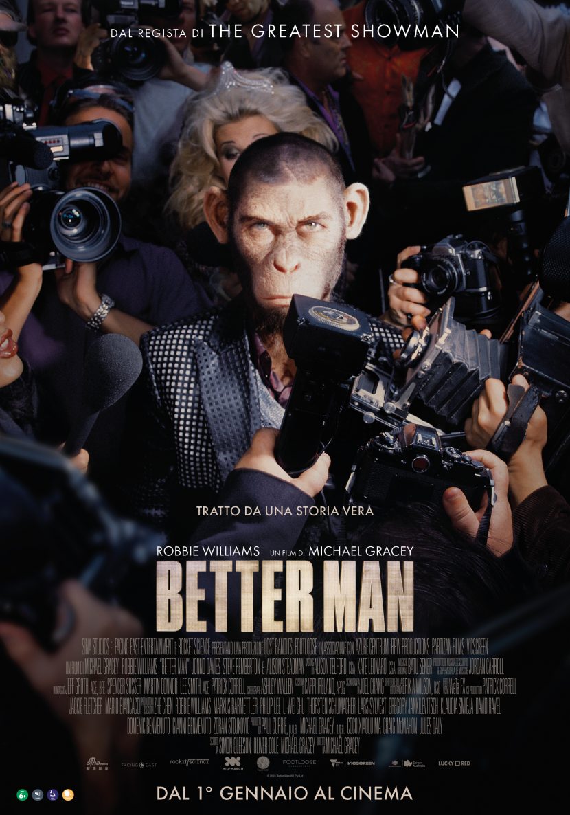 Il poster del film Better Man.