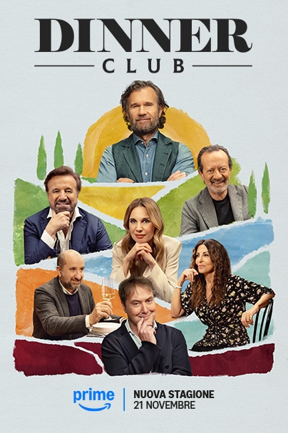 Il poster di Dinner Club 3, dal 21 novembre su Prime Video.