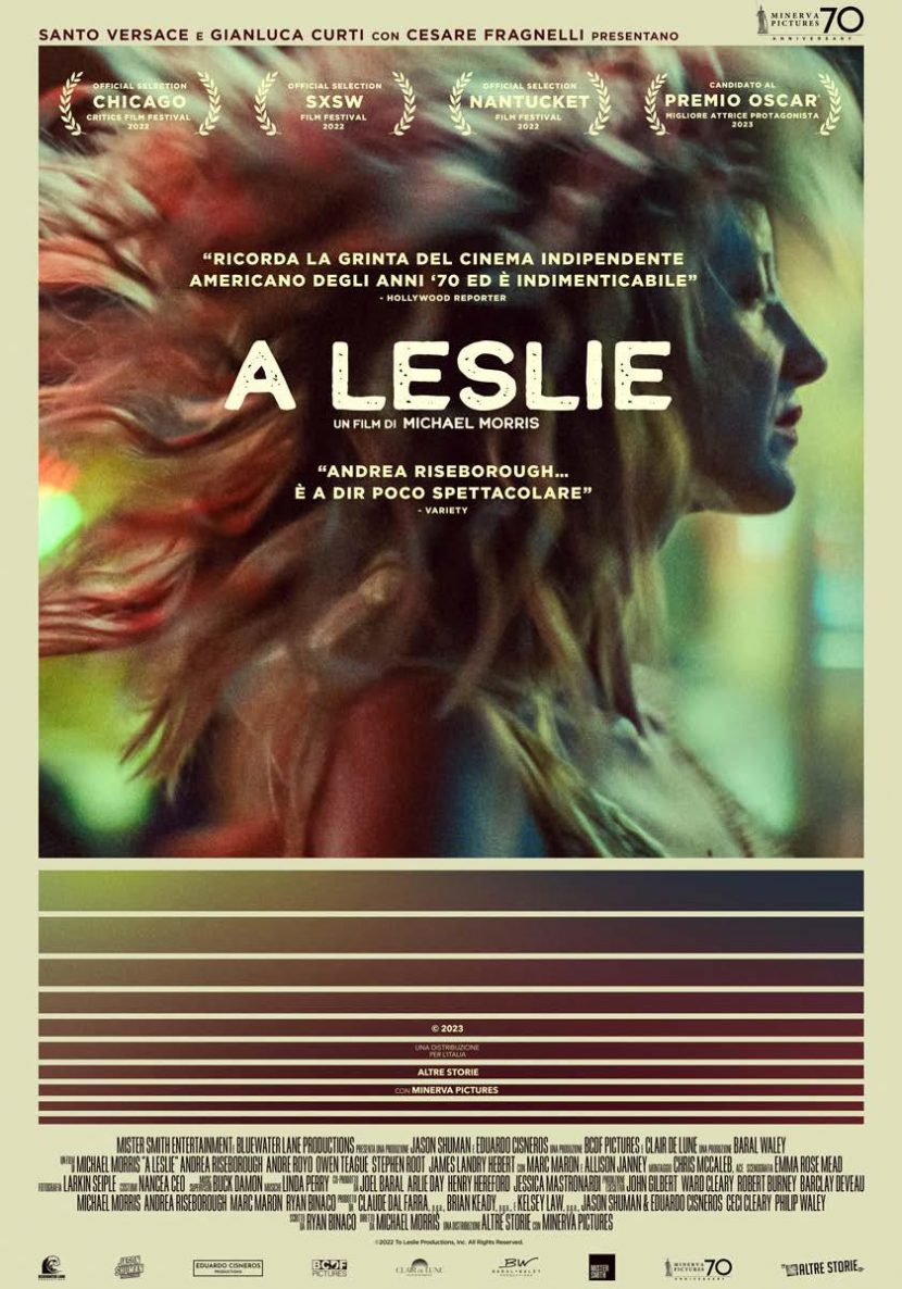 Il poster del film di Rai Movie A Leslie.