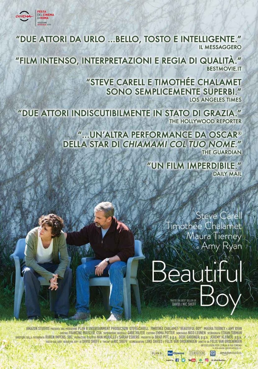 Il poster del film di Rai 5 Beautiful Boy.