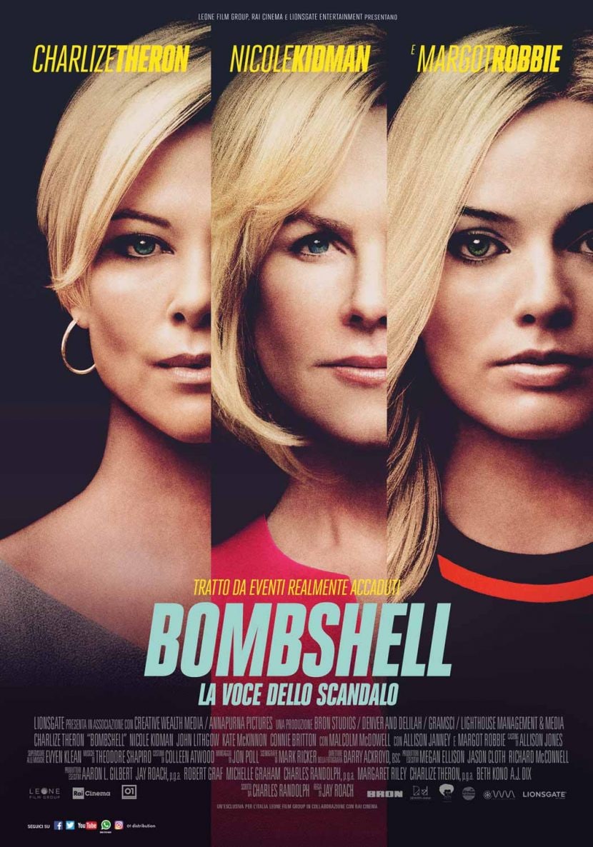 Il poster del film di Rai Movie Bombshell - La voce dello scandalo.