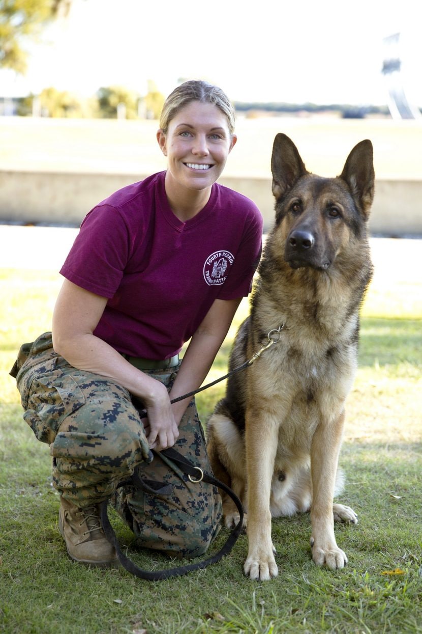 La vera Megan Leavey.