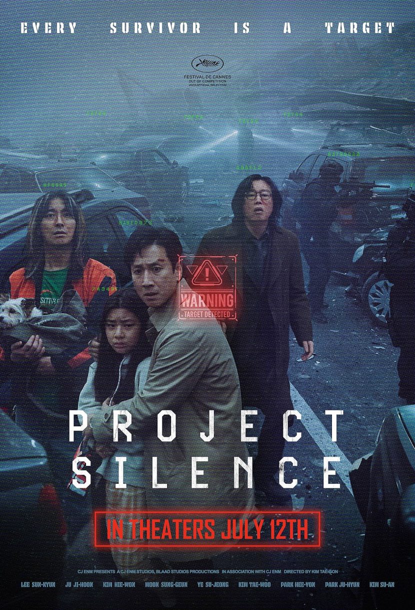 Il poster del film di Rai 4 Project Silence.