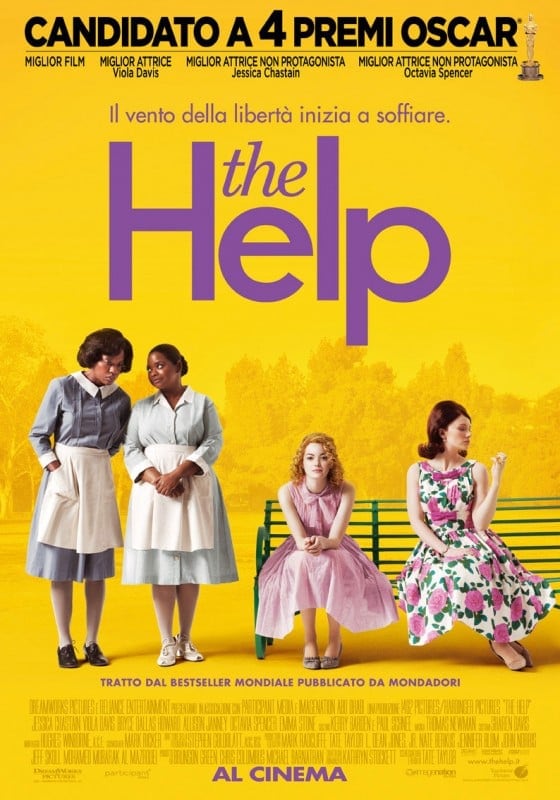 Il poster del film di Rai 1 The Help.