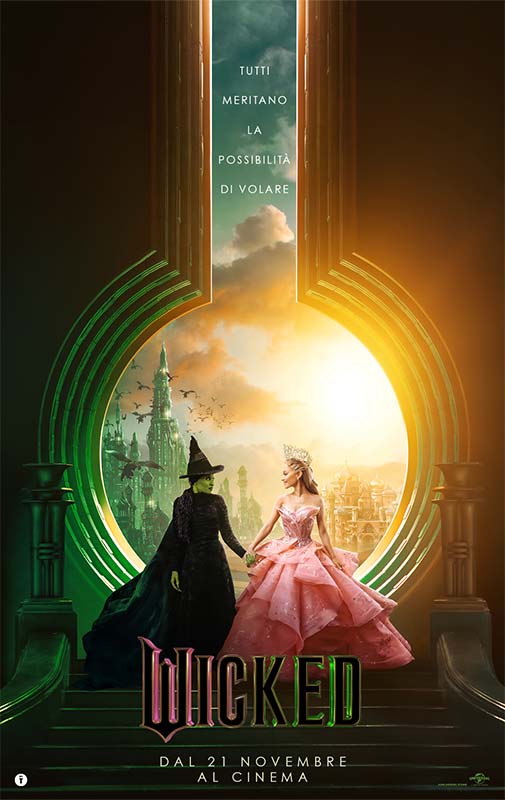 Il poster del film Wicked.